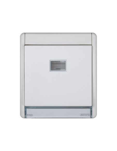 Simon Aqua 10AX Pilot Switch IP55 Surface Grey