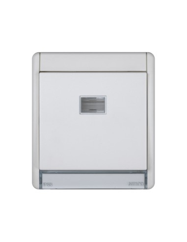 Simon Aqua 10AX Pilot Switch IP55 Surface Grey