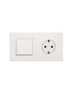 Simon 270 Composition Frame for 2 Elements with Minimalist Aesthetic Matte White 2