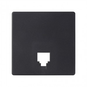 Tapa toma de teléfono grafito SIMON 82062-38