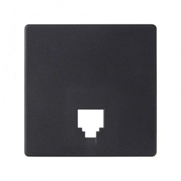Tapa toma de teléfono grafito SIMON 82062-38