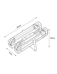 Conexão Intermediária Para Faixa LED Easyled - Pack 10 2