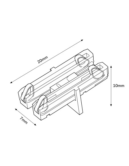 Conexão Intermediária Para Faixa LED Easyled - Pack 10