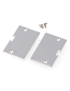 Aluminum LM3789 profile plug, 2 units