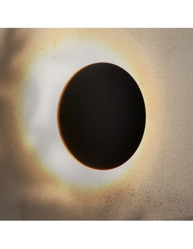 Forus LED Wall Light Black 15W IP54 CCT