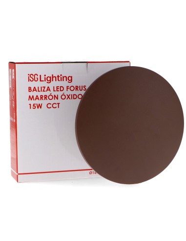 Forus LED Wall Light Rust Brown 15W IP54 CCT