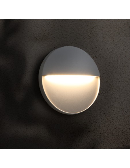 Sinalizador de Superfície LED Tech White iSG Lighting 6W Alumínio IP54
