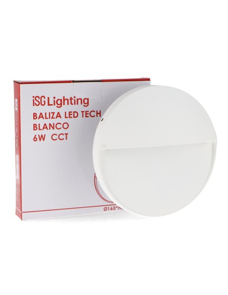 LED Surface Beacon Tech White iSG Lighting 6W Aluminum IP54