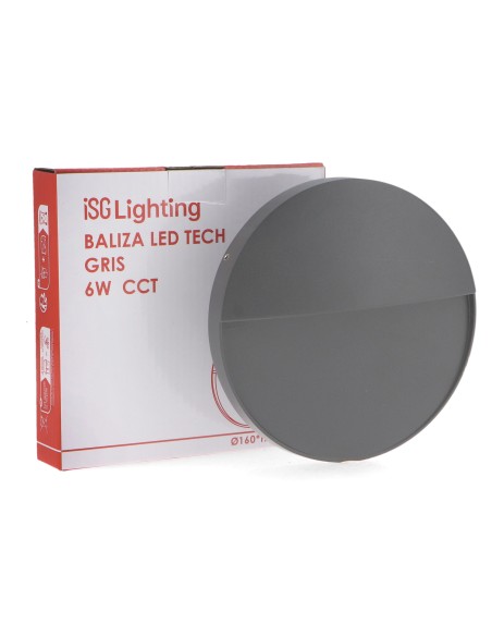 LED-Oberflächenleuchte Tech Grey 6W CCT IP54