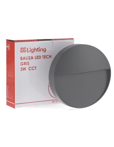 LED-Oberflächenleuchte Tech Grey 3W CCT IP54