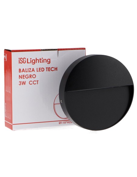 LED-Oberflächenleuchte Tech Black 3W CCT IP54