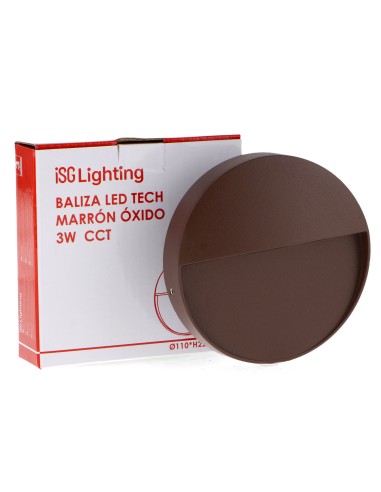 Tech Rust Brown 3W CCT Surface LED Beacon