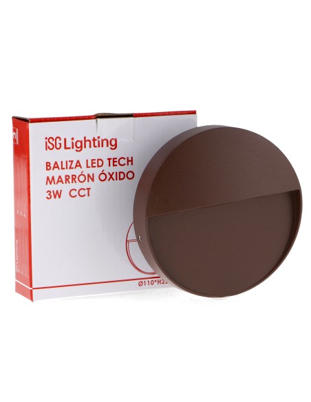 Tech Rust Brown 3W CCT Surface LED Beacon