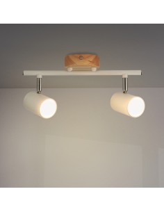 Wood Series Ceiling Lamp 2 GU10 M LEDME