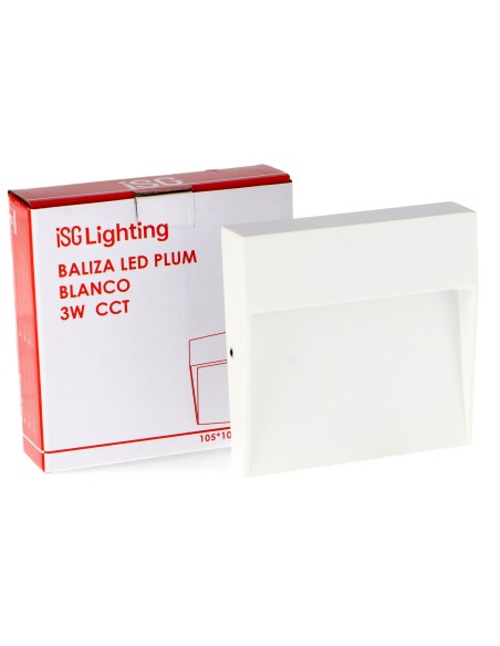 LED-Oberflächenleuchte Plum White 3W CCT IP54