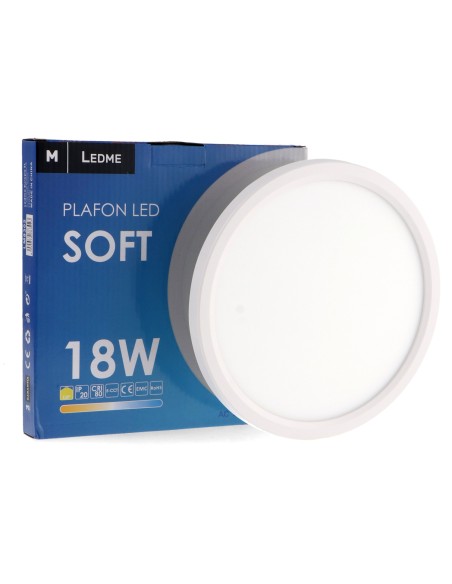 M LEDME Soft 18W CCT Surface LED Panel with Sanan Driver