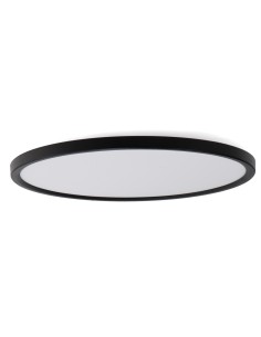 LED-Deckenleuchte Soft 36W Schwarz CCT, M LEDME