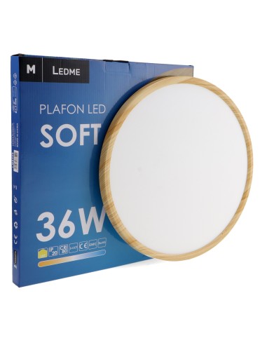 LED Soft Ceiling Light 36W M LEDME Haya CCT