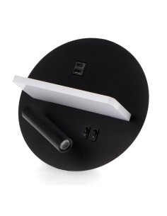 Adjustable Black LED Wall Light 3-10W M LEDME