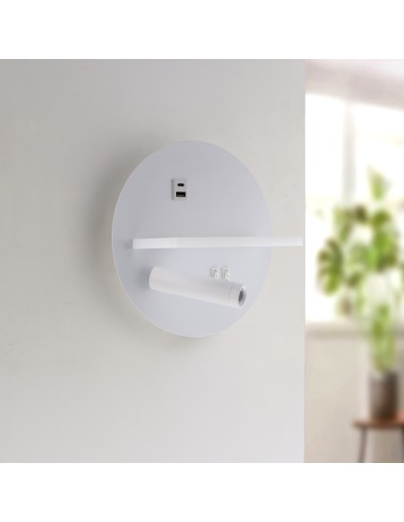 Adjustable Black LED Wall Light 3-10W M LEDME