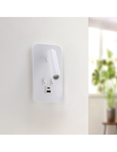 Adjustable LED Wall Sconce Black Bruve 10W 4000K