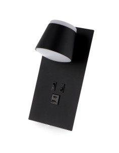 Adjustable LED Wall Sconce Black Down 17W 4000K by M LEDME