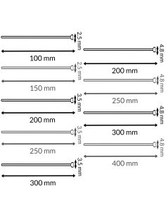 Collier en nylon M LEDME 3.5x250 mm, lot de 100 unités 2