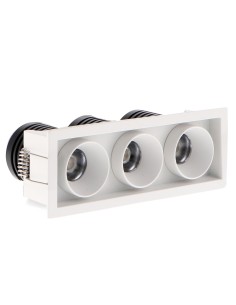Foco LED Mini White Fix Square 15W CCT de iSG Lighting