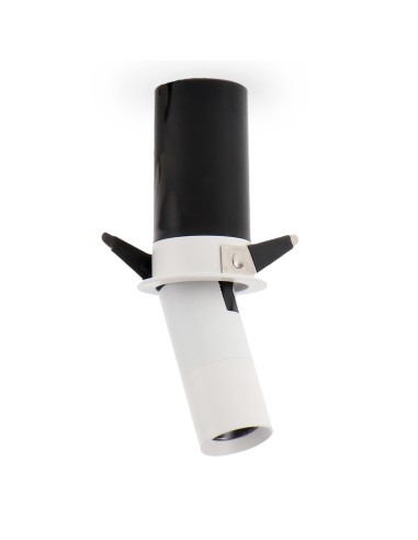Adjustable LED Spotlight Mini White Tube Square 5W CCT