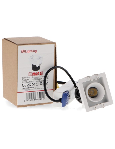 ISG Lighting LED-Deckenleuchte Mini White Einbau 5W CCT