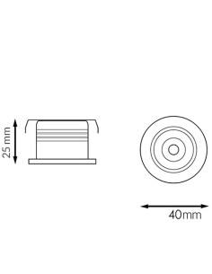 LED-Downlight Deep Schwarz Chrom 5W CCT 2