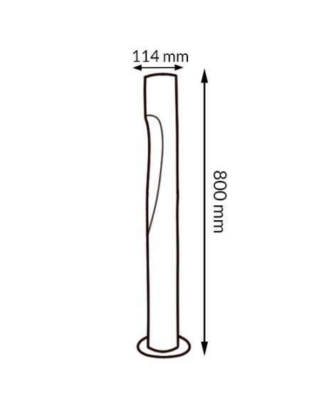 LED-Warnleuchte Neko Plus Black CCT 10W 1000lm IP65