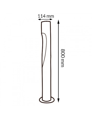 LED-Warnleuchte Neko Plus Rust Brown CCT von iSG Lighting