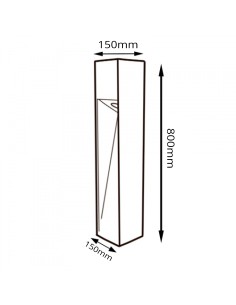 LED Beacon Cora Plus Rust Brown CCT 10W IP65 2