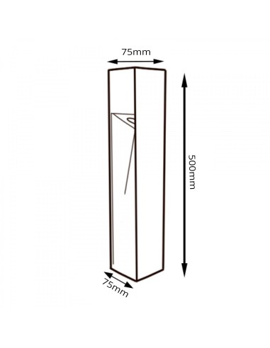 LED-Warnleuchte iSG Lighting Bornos Rust Brown CCT 10W