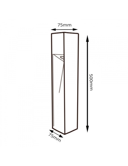 LED-Warnleuchte iSG Lighting Bornos Rust Brown CCT 10W