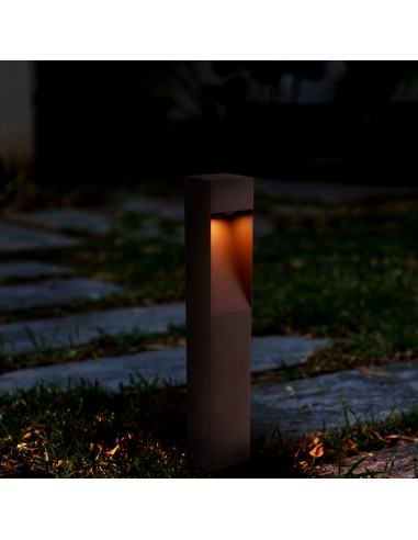Baliza LED Bornos Rust Brown CCT 10W iSG Lighting