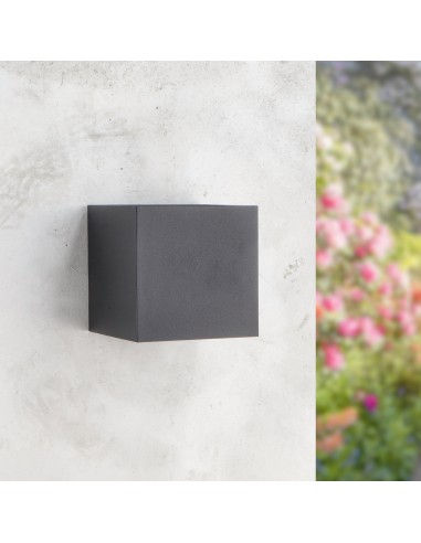 LED Wall Light Rust Cube 6W CCT IP54