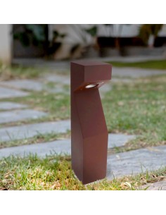 Baliza LED Teba Rust Brown CCT de iSG Lighting 10W IP65