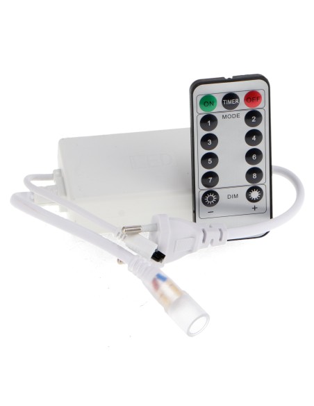 Controller per tubo LED multicolore 220V con telecomando
