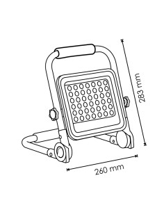 Portable LED Projector with Battery 20W Epistar 6000K 2