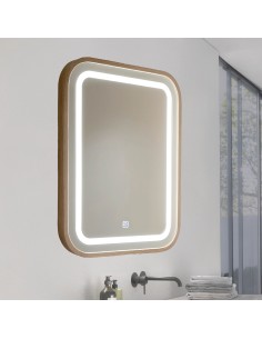 Espelho para Banheiro LED 20W com Interruptor Tátil e Ajuste CCT