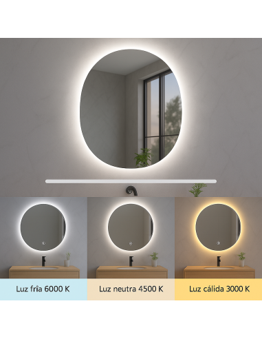 M LEDME 15W Bathroom LED Mirror with Touch Switch