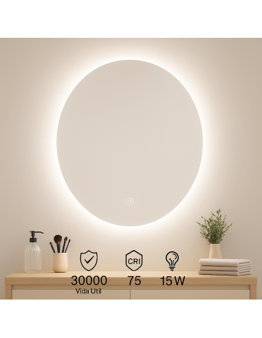 M LEDME 15W Bathroom LED Mirror with Touch Switch