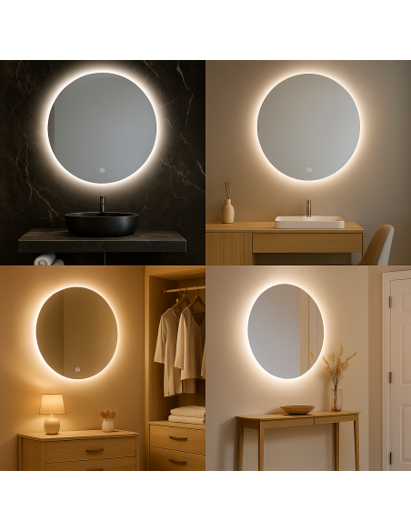 M LEDME 15W Bathroom LED Mirror with Touch Switch