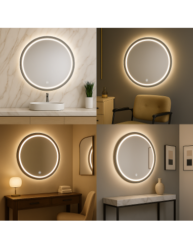 Nerja LED Bathroom Mirror 15W with Touch Switch