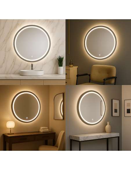 Nerja LED Bathroom Mirror 15W with Touch Switch