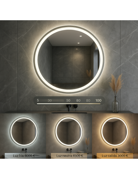 Nerja LED Bathroom Mirror 15W with Touch Switch