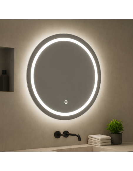 Nerja LED Bathroom Mirror 15W with Touch Switch
