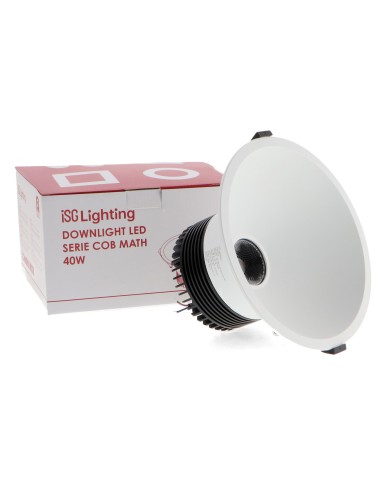 Downlight LED COB Math 40W CCT da incasso